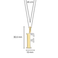 Collar Ti Sento Milano Mujer Letters in Plata Cubic Zirconia 6840ZY_F - 6840ZY_F